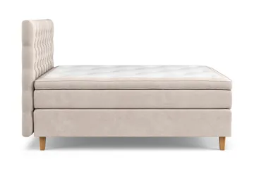 Celine Sängpaket 120x200 cm - Beige/Sammet - Products - Möbler - Säng - Kontinentalsäng
