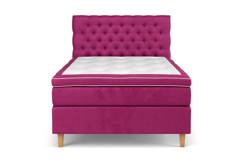 Celine Sängpaket 120x200 cm, Rosa/Sammet