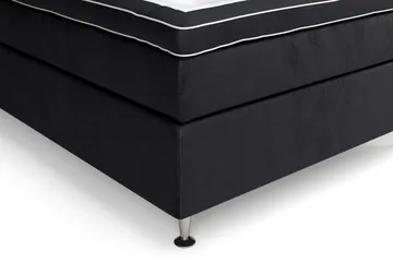 Celine Sängpaket 140x200cm - Svart/Sammet - Products - Möbler - Säng - Kontinentalsäng