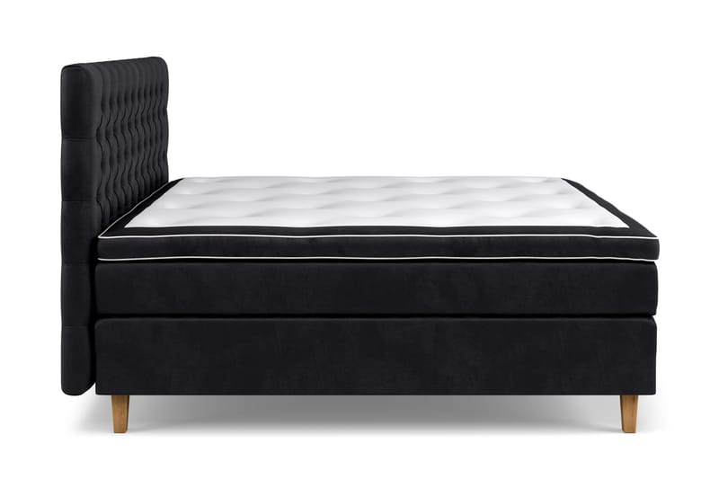 Celine Sängpaket 160x200cm - Svart/Sammet - Products - Möbler - Säng - Kontinentalsäng
