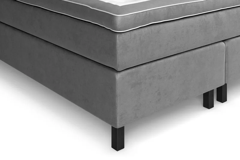 Celine Sängpaket 180x200 cm - Grå/Sammet - Products - Möbler - Säng - Kontinentalsäng
