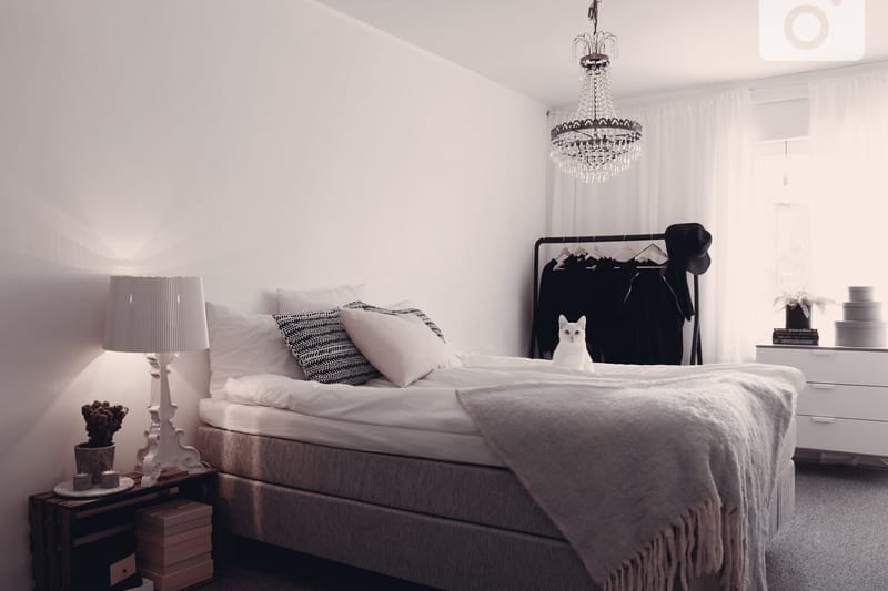 Charleston Kontinentalsäng 180x200 cm - Ljusgrå - Products - Möbler - Säng - Kontinentalsäng