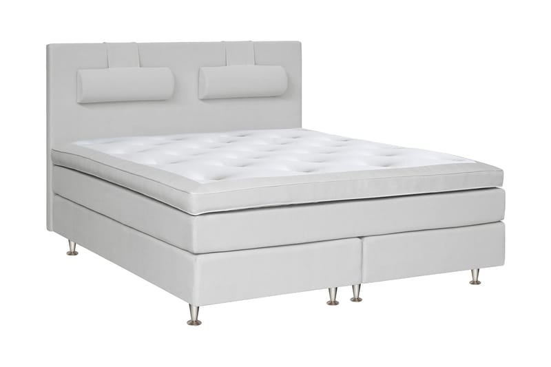 Charleston Kontinentalsäng 180x200 Fast Valbar Malaga - Malaga Ljusgrå - Products - Möbler - Säng - Kontinentalsäng