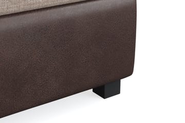 Cuba Sängpaket 210x210 med Två Bruna Två Beiga Kuddar - (+Fler val) Beige/Brun - Products - Möbler - Säng - Kontinentalsäng