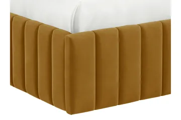 Desio Förvaringssäng 140x200 cm - Gul - Products - Möbler - Säng - Säng med förvaring