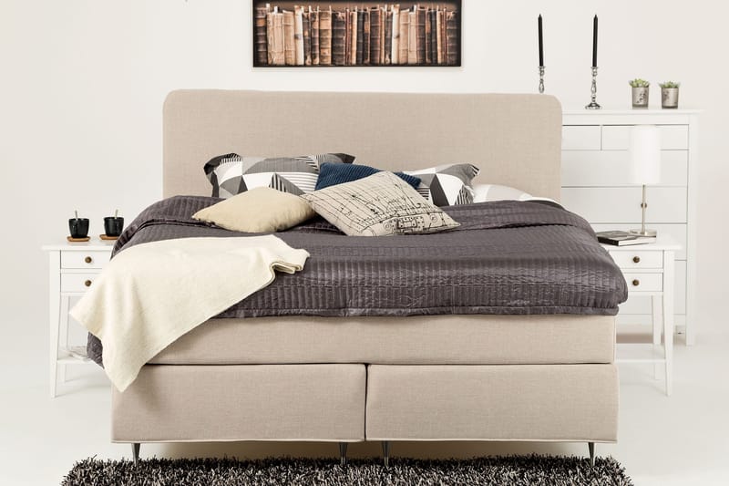 Dolly Kontinentalsäng 180x200 cm - Beige - Products - Möbler - Säng - Kontinentalsäng
