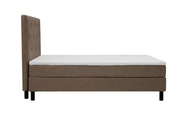Dream Komplett Sängpaket 120x200 cm Assymetriska knappar - Brun - Products - Möbler - Säng - Kontinentalsäng
