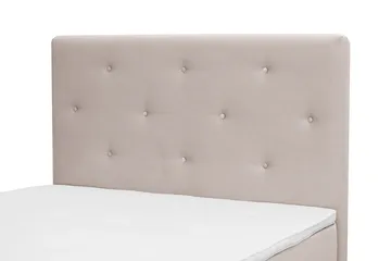 Dream Komplett Sängpaket 140x200 cm Assymetriska knappar - Beige - Products - Möbler - Säng - Kontinentalsäng