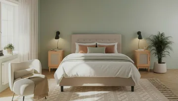 Dream Komplett Sängpaket 160x200 cm Knappar - Beige - Products - Möbler - Säng - Kontinentalsäng