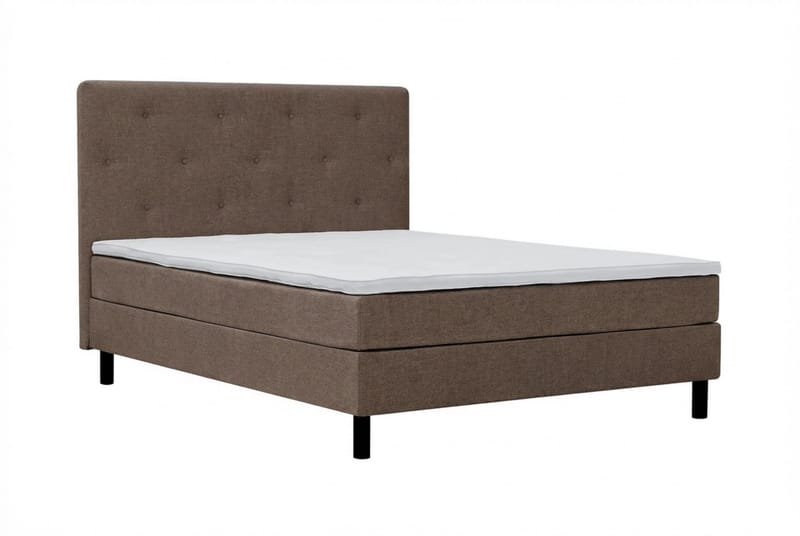 Dream Komplett Sängpaket 180x200 cm Assymetriska knappar - Brun - Products - Möbler - Säng - Kontinentalsäng