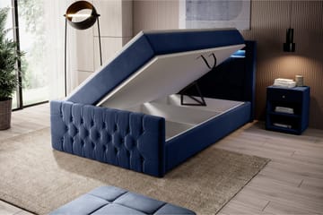 Franco Sängpaket med förvaring 120x200 LED-belysning - 120x200 Blå (+Fler val) - Products - Möbler - Säng - Säng med förvaring