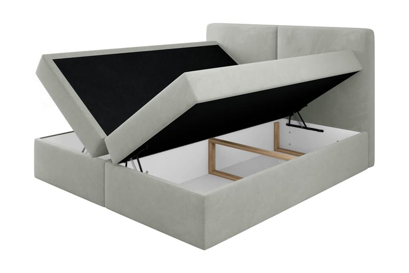 Garris Sängpaket Kontinentalsäng 140x200 cm - Grå - Products - Möbler - Säng - Komplett sängpaket