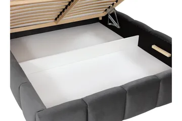 Gioia Förvaringssäng 160x200 cm - Grå - Products - Möbler - Säng - Säng med förvaring