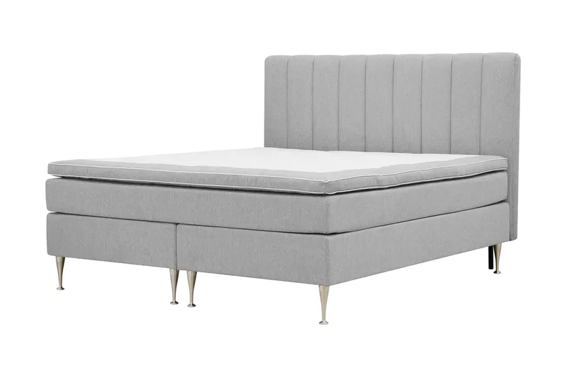Hilton High Komplett Sängpaket 160x200 cm - Grå - Products - Möbler - Säng - Kontinentalsäng