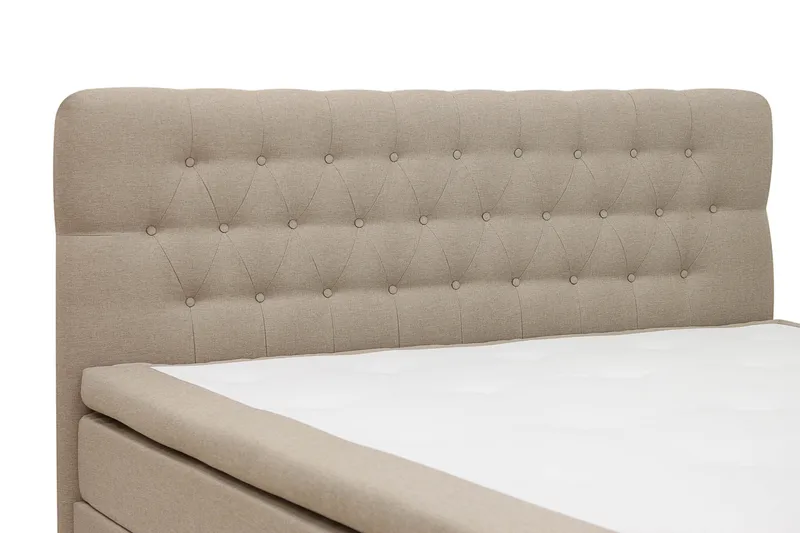 Hilton Komplett Sängpaket 180x200 cm Kontinentalsäng med diamant sänggavel - Beige - Products - Möbler - Säng - Kontinentalsäng
