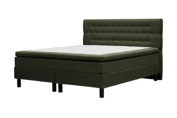 Hilton Komplett Sängpaket 180x200 cm Kontinentalsäng med diamant sänggavel - Grön - Products - Möbler - Säng - Kontinentalsäng