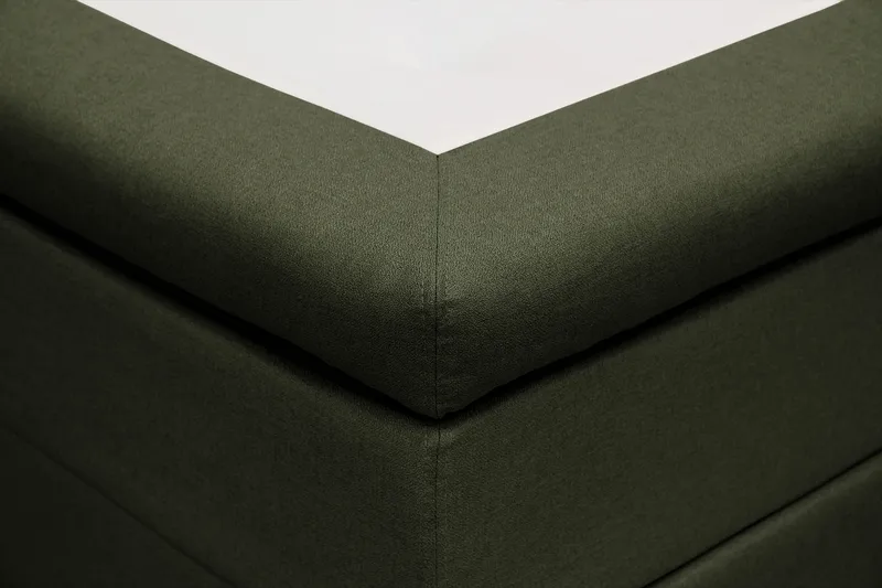 Hilton Komplett Sängpaket 180x200 cm Kontinentalsäng med diamant sänggavel - Grön - Products - Möbler - Säng - Kontinentalsäng