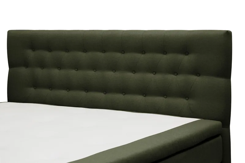 Hilton Komplett Sängpaket 180x200 cm Kontinentalsäng med diamant sänggavel - Grön - Products - Möbler - Säng - Kontinentalsäng