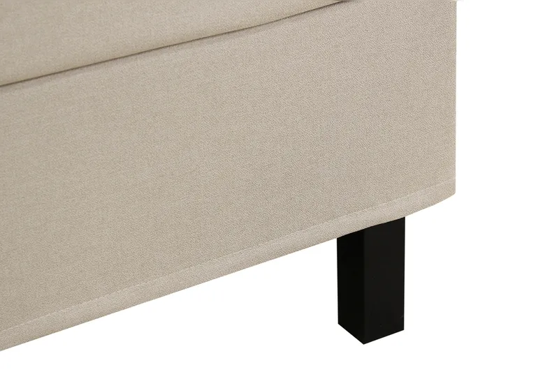 Hilton Komplett Sängpaket 180x200 cm Kontinentalsäng med rutad sänggavel - Beige - Products - Möbler - Säng - Kontinentalsäng