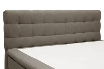 Hilton Komplett Sängpaket 180x200 cm Kontinentalsäng med rutad sänggavel - Brun - Products - Möbler - Säng - Kontinentalsäng