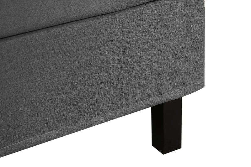 Hilton Kontinentalsäng 160x200 cm - Grå - Products - Möbler - Säng - Kontinentalsäng