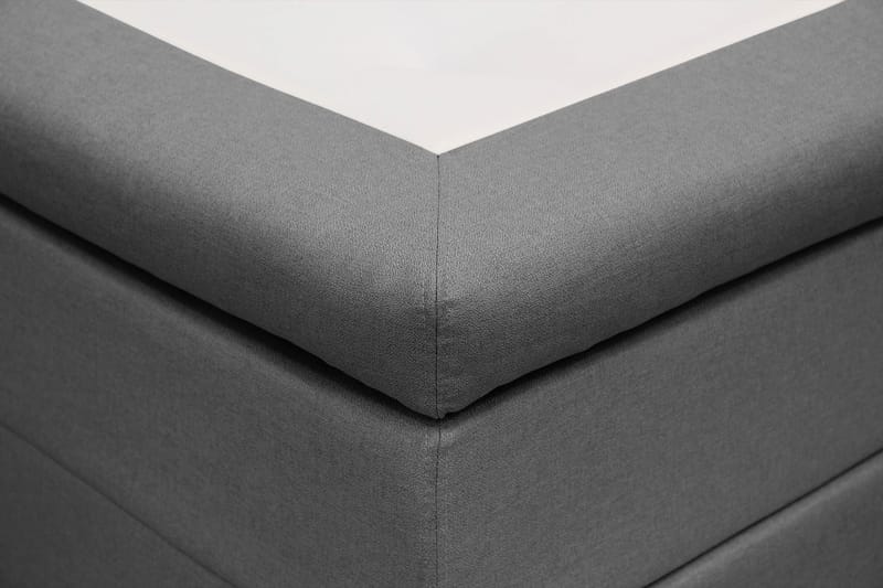 Hilton Kontinentalsäng 160x200 cm - Grå - Products - Möbler - Säng - Kontinentalsäng