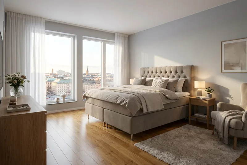 Hilton Lyx Kontinentalsäng 160x200 cm - Brun - Products - Möbler - Säng - Kontinentalsäng