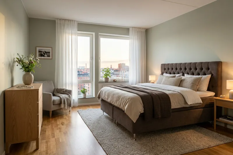 Hilton Lyx Kontinentalsäng 160x200 cm - Mörkbrun - Products - Möbler - Säng - Kontinentalsäng