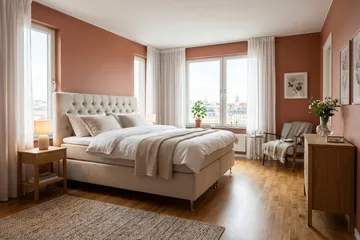 Hilton Lyx Kontinentalsäng 180x200 cm - Beige - Products - Möbler - Säng - Kontinentalsäng