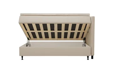Hilton Plus Komplett Sängpaket med Förvaring 140x200 cm - Beige - Products - Möbler - Säng - Enkelsäng