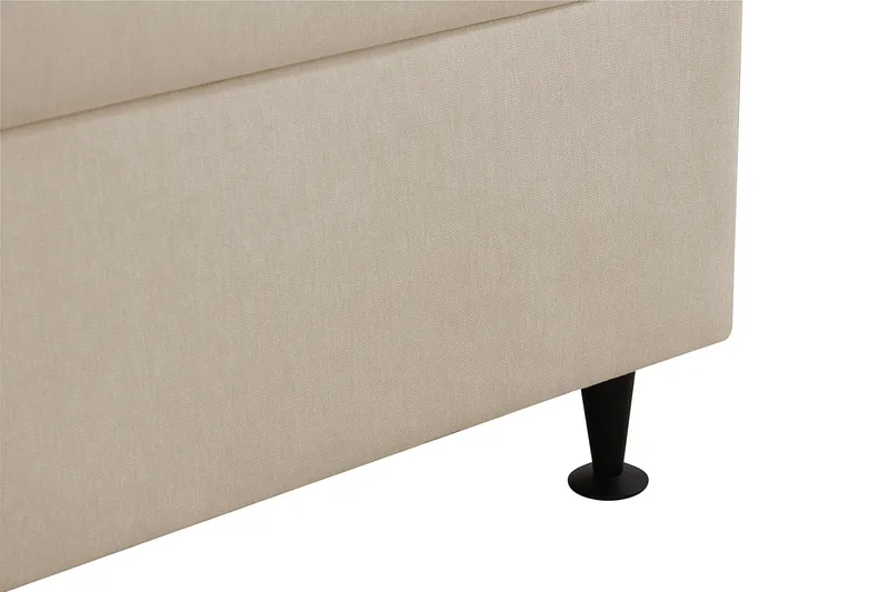 Hilton Plus Kontinentalsäng med Förvaring 140x200 cm - Beige - Products - Möbler - Säng - Enkelsäng