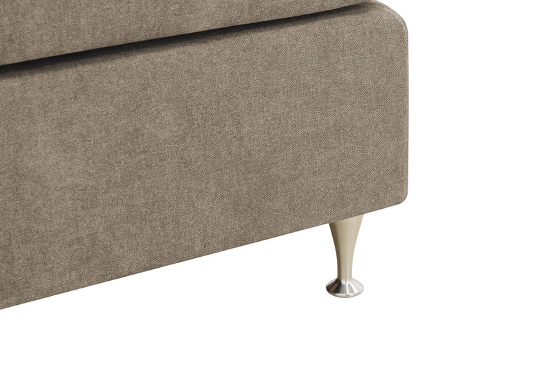 Hilton Premium Kontinentalsäng 180x200 cm - Ljusbrun Tyg - Products - Möbler - Säng - Kontinentalsäng