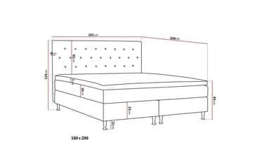 Hilton Plus Komplett Sängpaket 180x200 cm - Ljusbeige - Products - Möbler - Säng - Komplett sängpaket