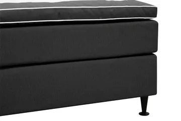 Hilton Plus Komplett Sängpaket 180x200 cm - Antracit - Products - Möbler - Säng - Komplett sängpaket