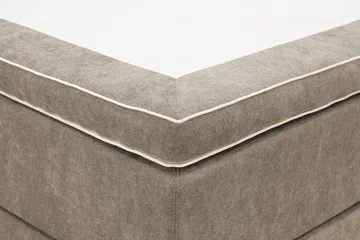 Hilton Premium Komplett Sängpaket 160x200 cm Kontinentalsäng med Sänggavel - Ljusbrun Tyg - Products - Möbler - Säng - Kontinentalsäng
