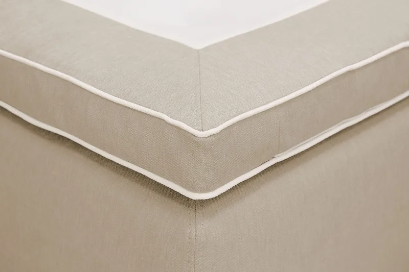 Hilton Plus Komplett Sängpaket med Förvaring 140x200 cm - Beige - Products - Möbler - Säng - Enkelsäng