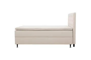 Hilton Plus Komplett Sängpaket med Förvaring 140x200 cm - Ljusbeige - Products - Möbler - Säng - Säng med förvaring