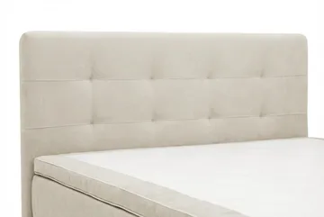 Hilton Premium Komplett Sängpaket 160x200 cm Kontinentalsäng med Sänggavel - Beige Tyg - Products - Möbler - Säng - Kontinentalsäng