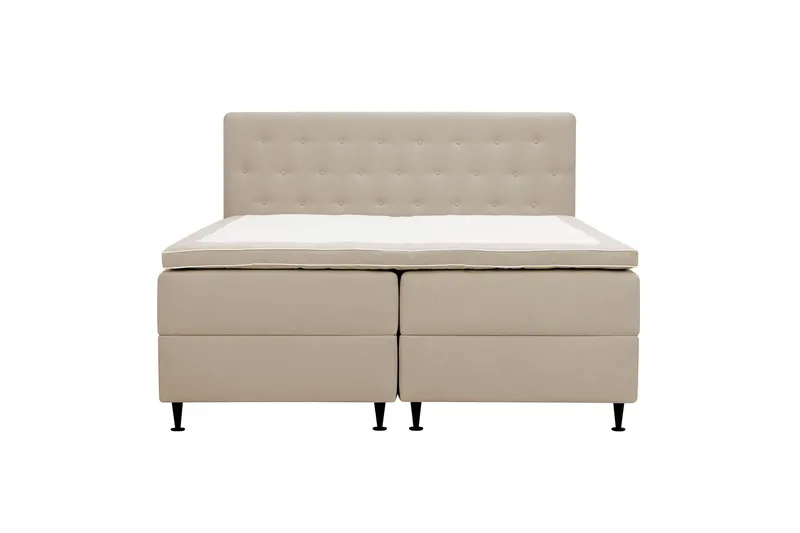 HVILA Plus Komplett Sängpaket med Förvaring 160x200 cm, Beige