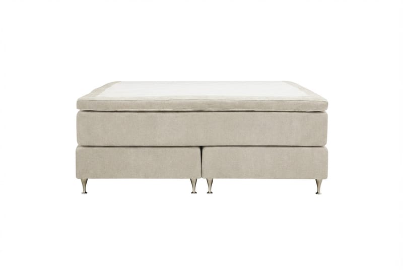 HVILA Premium Kontinentalsäng 160x200 cm - Beige Tyg - Products - Möbler - Säng - Kontinentalsäng