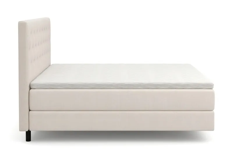 HVILA Premium Sängpaket Kontinentalsäng 180x200 cm med svävande effekt inkl. Bäddmadrass i Polyeterskum Mjuk/Medium med Tvättbar klädsel - Mjuk/Medium - Products - Möbler - Säng - Komplett sängpaket