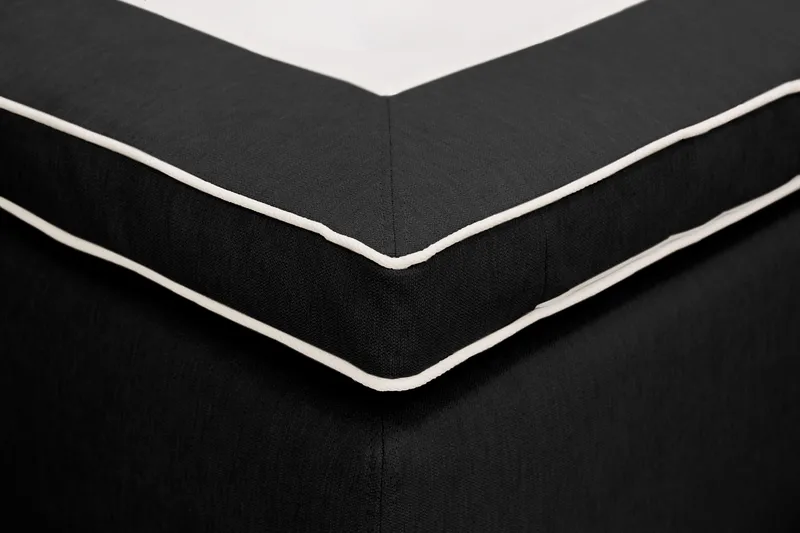 HVILA Plus Kontinentalsäng med Förvaring 120x200 cm - Antracit - Products - Möbler - Säng - Enkelsäng