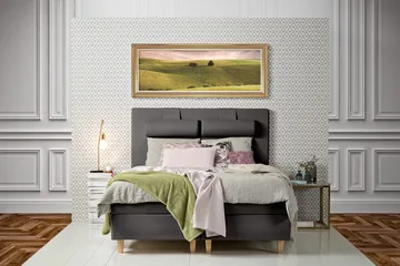 James Kontinentalsäng 160x200 cm - Ljusgrå - Products - Möbler - Säng - Kontinentalsäng