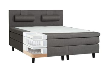 James Kontinentalsäng 160x200 cm - Ljusgrå - Products - Möbler - Säng - Kontinentalsäng