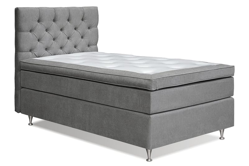 Joluma Kontinentalsäng Medium 105x200 cm - (+Fler val) 105x200 cm Grå - Products - Möbler - Säng - Kontinentalsäng