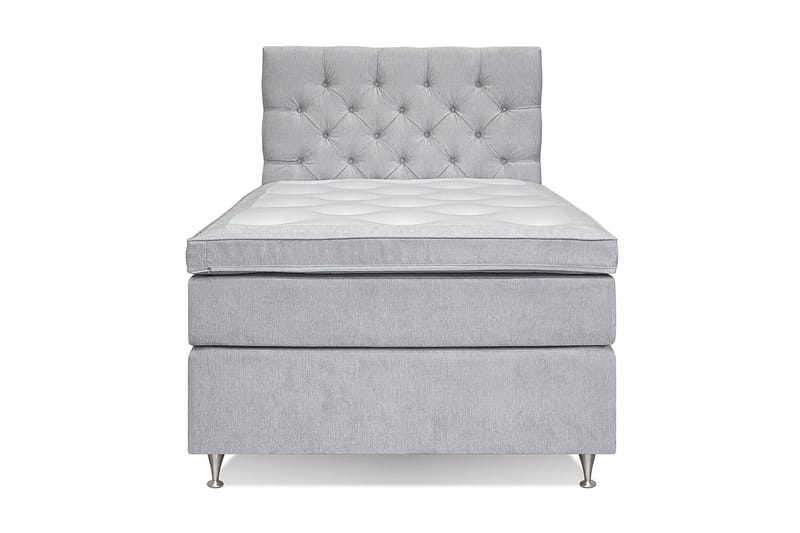 Joluma Kontinentalsäng Medium 105x200 cm - (+Fler val) 105x200 cm Ljusgrå - Products - Möbler - Säng - Kontinentalsäng