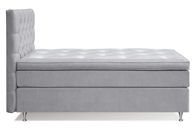Joluma Kontinentalsäng Medium 105x200 cm - (+Fler val) 105x200 cm Ljusgrå - Products - Möbler - Säng - Kontinentalsäng