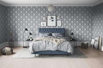 Joluma Kontinentalsäng Medium 105x200 cm - (+Fler val) 105x200 cm Mörkblå - Products - Möbler - Säng - Enkelsäng