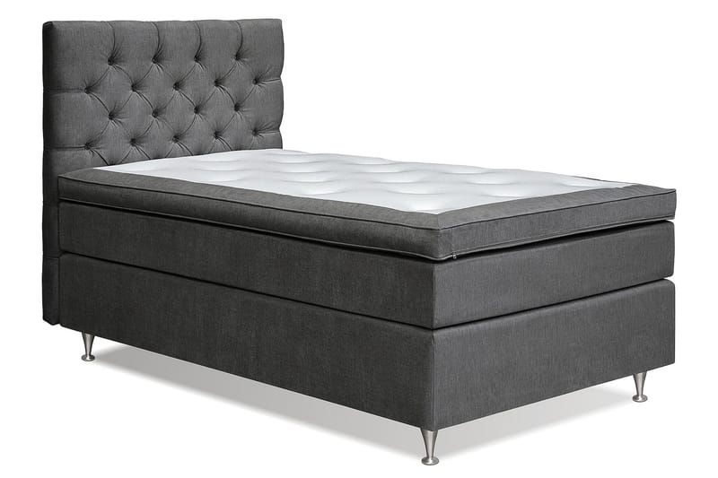 Joluma Kontinentalsäng Medium 105x200 cm - (+Fler val) 105x200 cm Mörkgrå - Products - Möbler - Säng - Kontinentalsäng