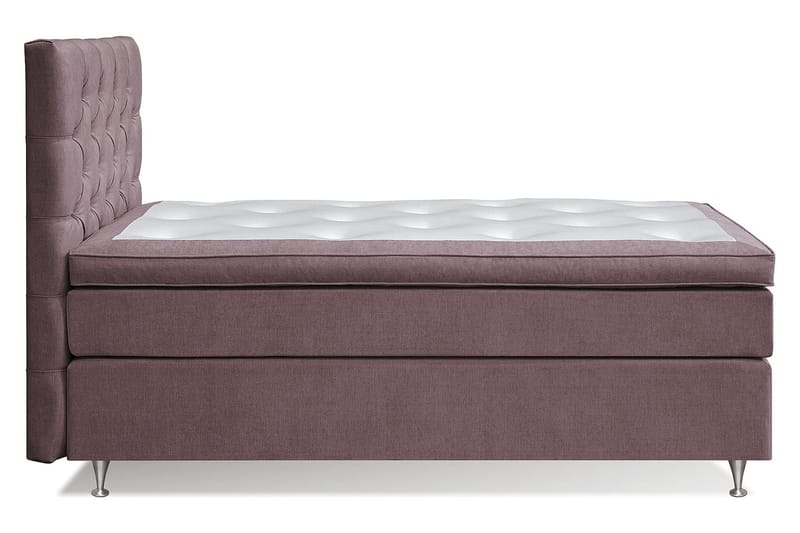 Joluma Kontinentalsäng Medium 105x200 cm - (+Fler val) 105x200 cm Mörkrosa - Products - Möbler - Säng - Kontinentalsäng